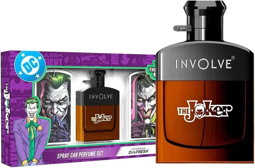 The Joker Car Perfume Spray (50ml) - DC Comics OFFICIAL MERCHANDISE - Sahiba Car