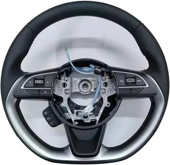 Fronx Top Model Steering - Leather Upholstery wrapped with all controls - Sahiba Car