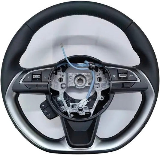 Fronx Top Model Steering - Leather Upholstery wrapped with all controls - Sahiba Car