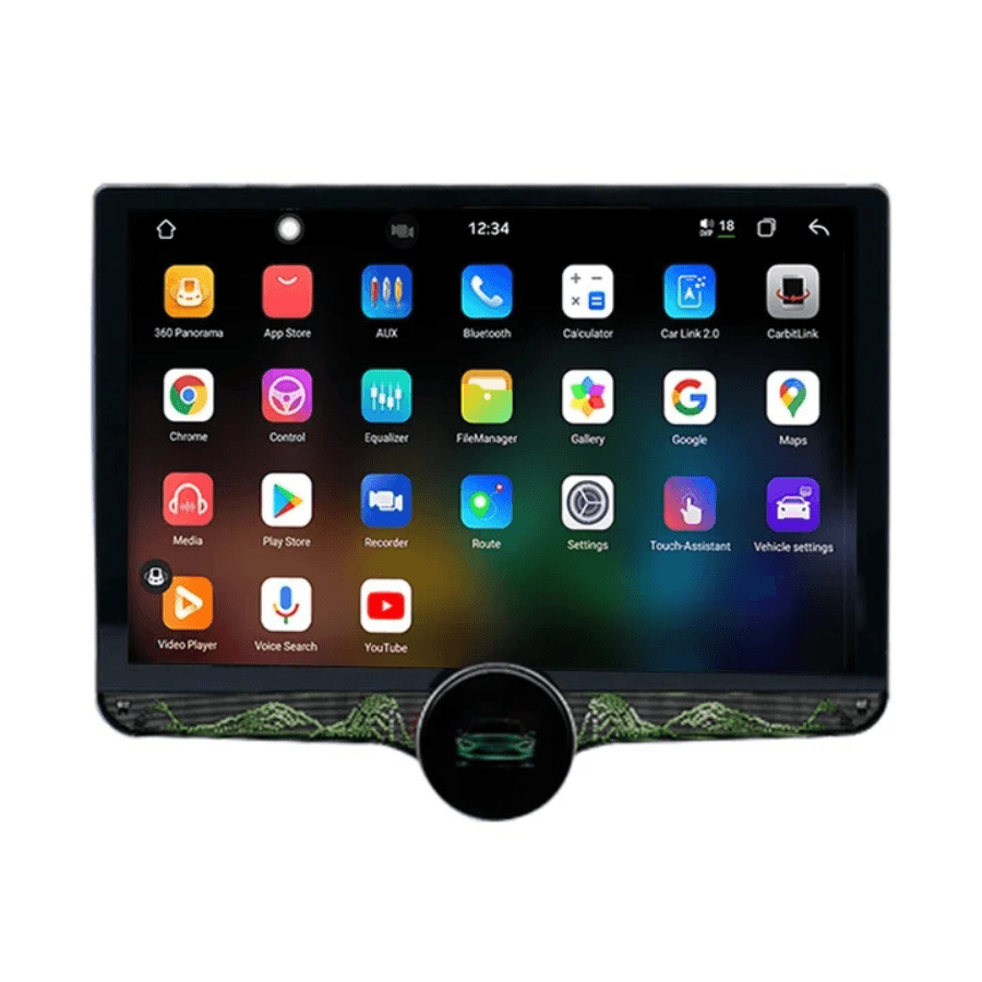 Gemstone 11.5 Inch 2K Resolution Android Car Player Single Physical Knob 4GB RAM 64GB Storage Wireless CarPlay