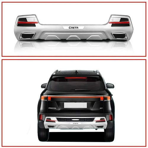  Hyundai Creta 2024 Front and Rear Bumper Guards
