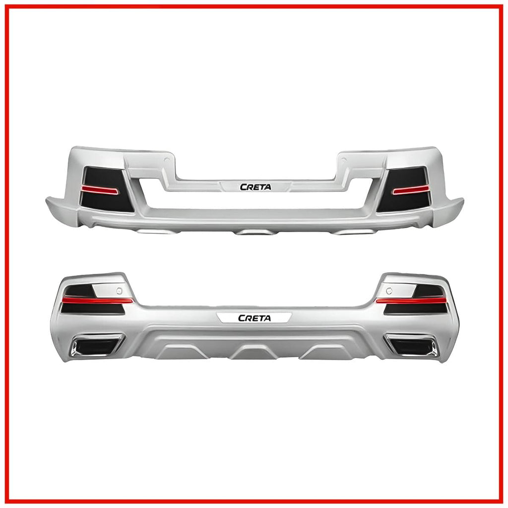  Hyundai Creta 2024 Front and Rear Bumper Guards