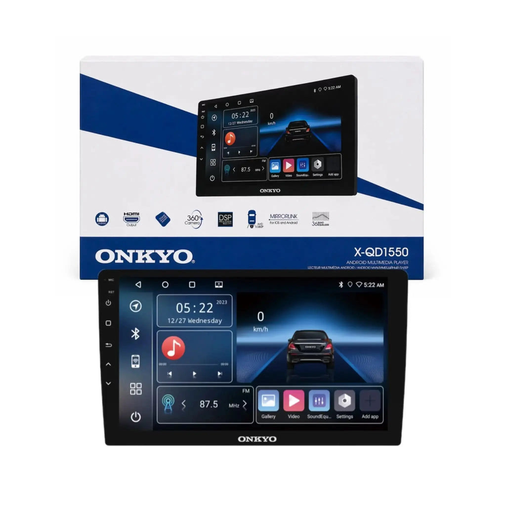Onkyo X-QD1550 Android stereo With 4GB Ram 64GB Storage Onkyo