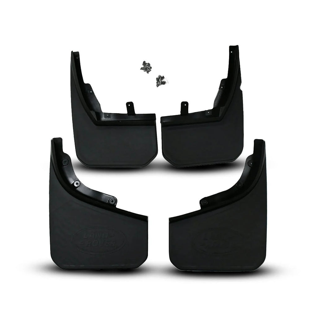 Land Rover Defender Original Style Mud Flaps Set of 4 | ABS Mud Guards for 2024 Onwards