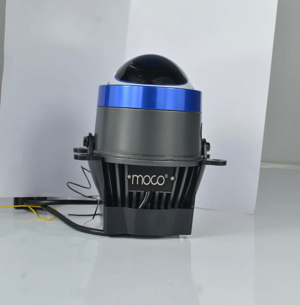MOCO PL-10 3 Inch Tri-Color LED Projector Fog Lamp | 100W Hi-Low Beam