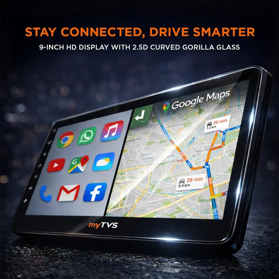 myTVS AP-92 Z-Series 9 Inch Android Car Stereo | 2GB RAM 64GB ROM | Wireless CarPlay & Android Auto