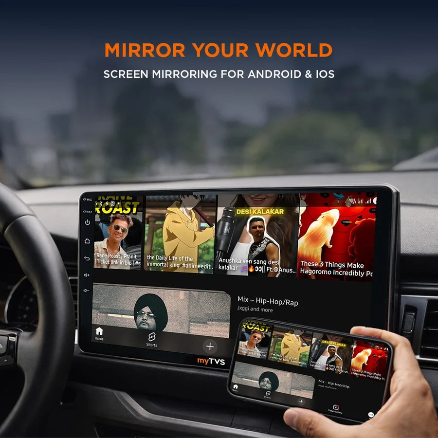 myTVS AP-92 Z-Series 9 Inch Android Car Stereo | 2GB RAM 64GB ROM | Wireless CarPlay & Android Auto
