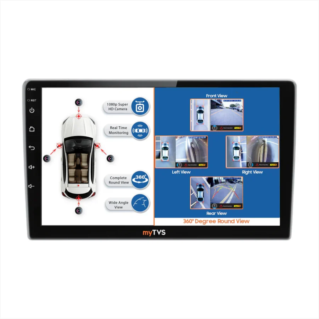 myTVS AP-92 SmartTrack 9 Inch Android Stereo 4GB 64GB | 4G GPS | 360° Camera