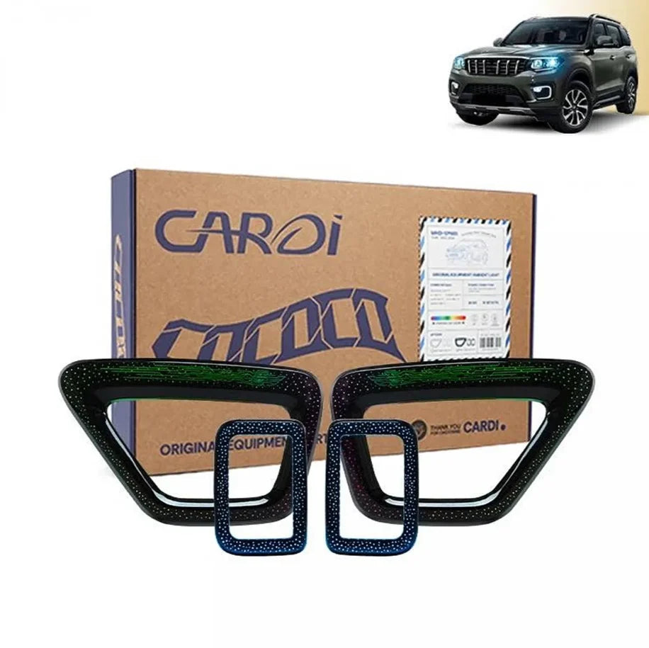 Cardi K4 Ambient Light Kit for Mahindra Scorpio-N 2022+ | OEM Black Panel | 21-Piece