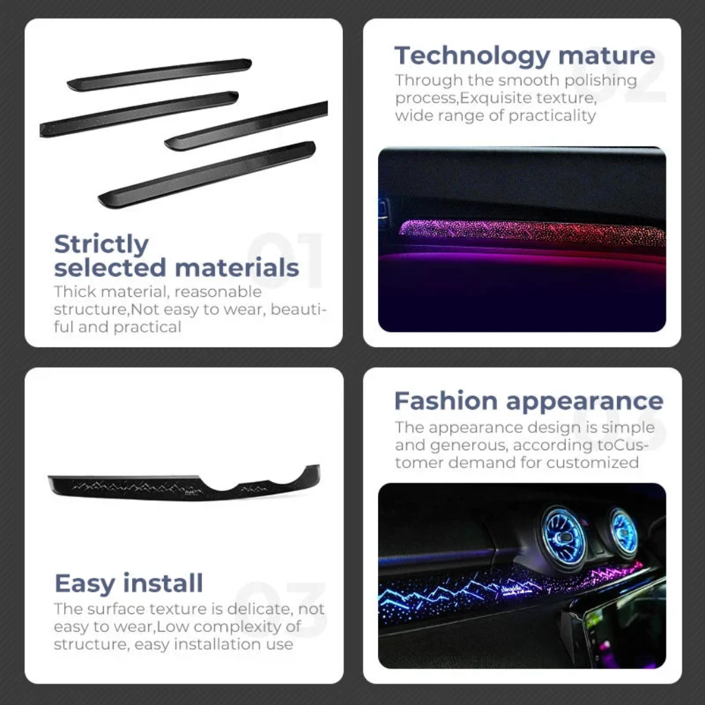 CARDI D8 Ambient Light Kit for Maruti Suzuki Swift 2024 | 18-in-1 | OEM | App Control