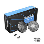 Ultra-shallow 2.75-inch channel speaker pair with accessories and retail box