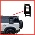 Land Rover Defender Deployable Roof Ladder Black | Folding Rear Roof Access Ladder