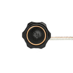 Infinity KAPPA tweeter with black grille and orange accent ring