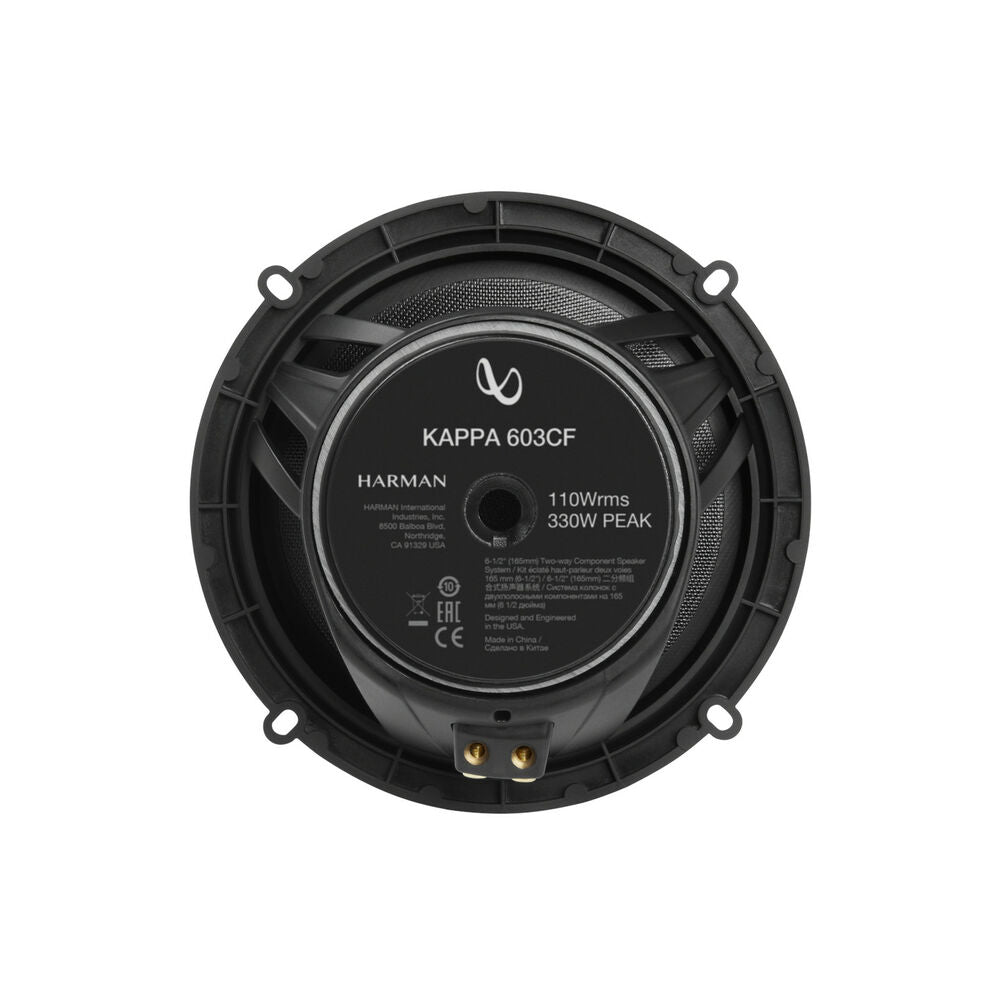 KAPPA 603CF speaker driver with gold terminals and stamped label