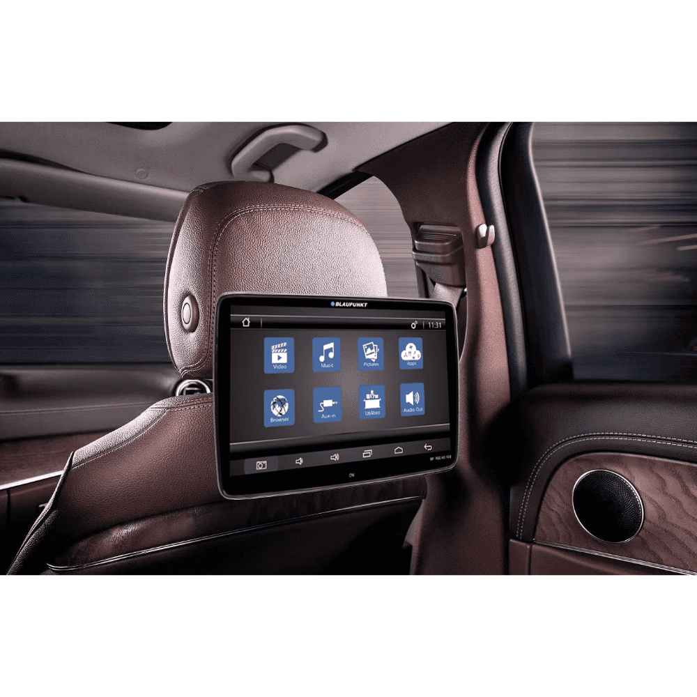 Blaupunkt RSE-10.1″ Capacitive Touchscreen Monitor | 2GB/16GB | HDMI Input | Car Rear Seat Entertainment System