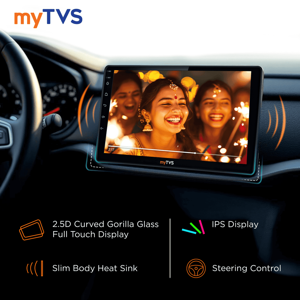 myTVS Android 4GB/64GB 9 Inch-Player with T5L Processor - Android Auto & Carplay