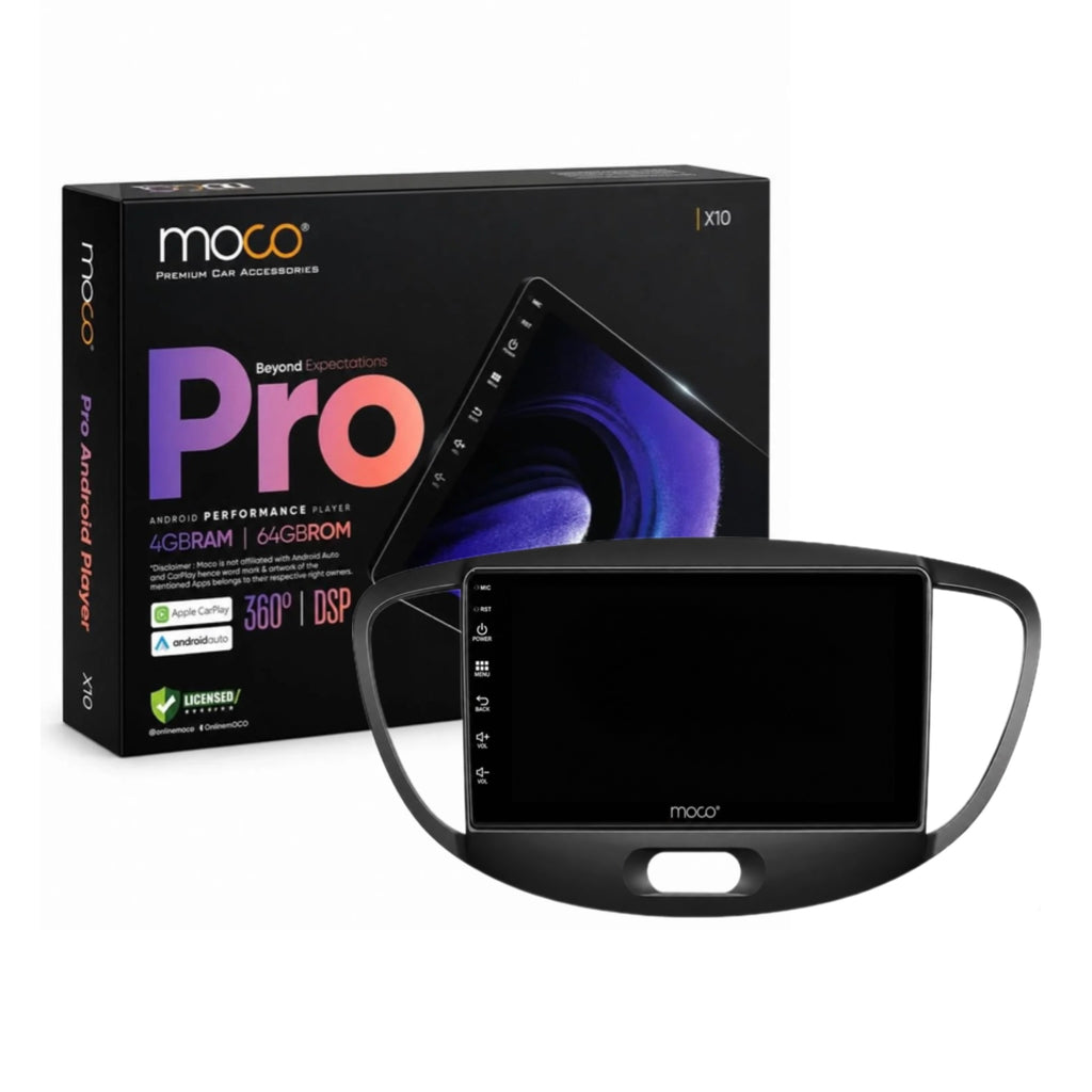 MOCO X10 Android Car Stereo for Old i10 | 9-Inch Android 13, CarPlay & Android Auto