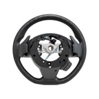 Multi-function black steering wheel for Maruti Suzuki Fronx, featuring paddle shifters and various integrated controls.