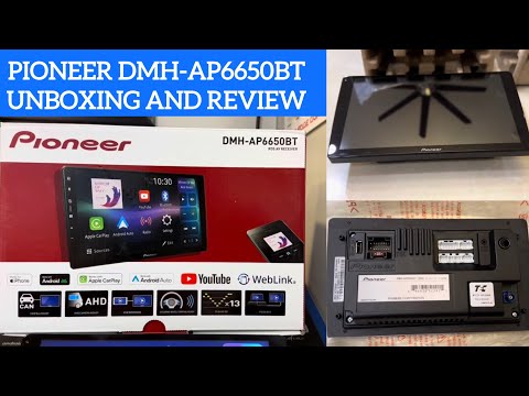 Pioneer DMH-AP6650 BT 9" Wireless Apple CarPlay & Android Auto Stereo